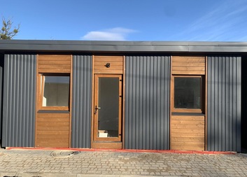 Caritas Czech Republic built modular houses in Transcarpathia for people who fled the war