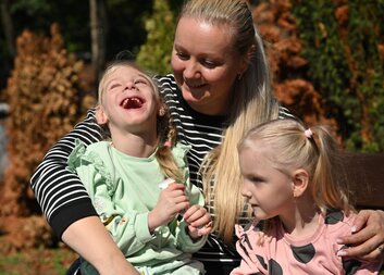 My children also have the right to feel happy, says Natalia from Ukraine, who is raising two daughters with disabilities