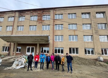 Caritas Czech Republic will help reconstruct a new collective centre for internally displaced people in Berehove, Ukraine    