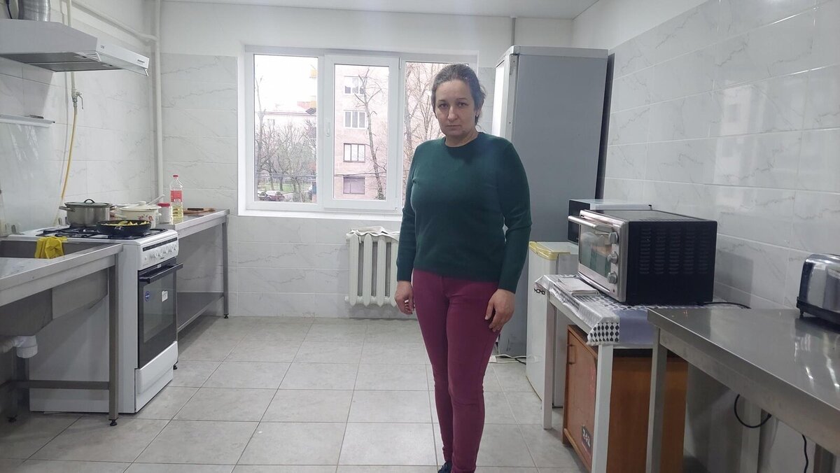 Nataliia Storgalova from Kharkiv, residing in Uzhhorod dormitory Nataliia Storgalova from Kharkiv, residing in Uzhhorod dormitory