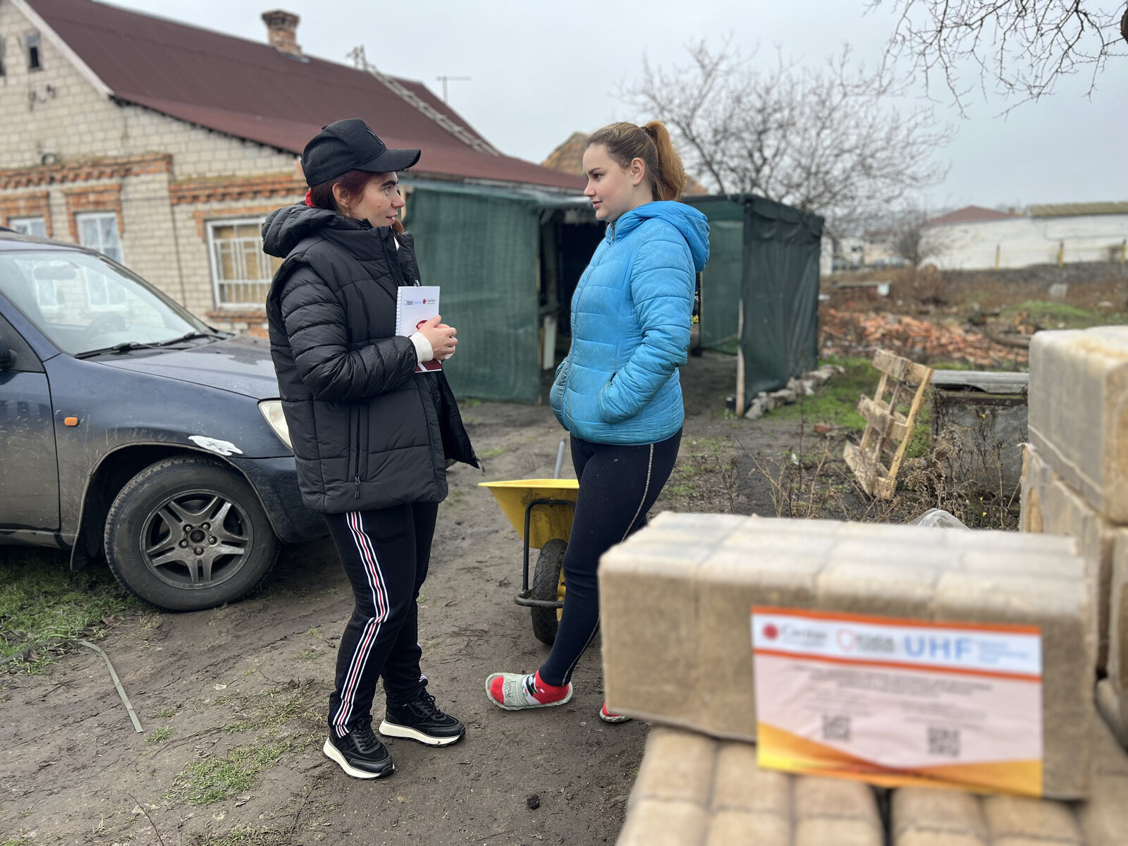 As part of Caritas Czech Republic's winterisation support, 740 households near the front line in Dnipropetrovsk region will receive solid fuel