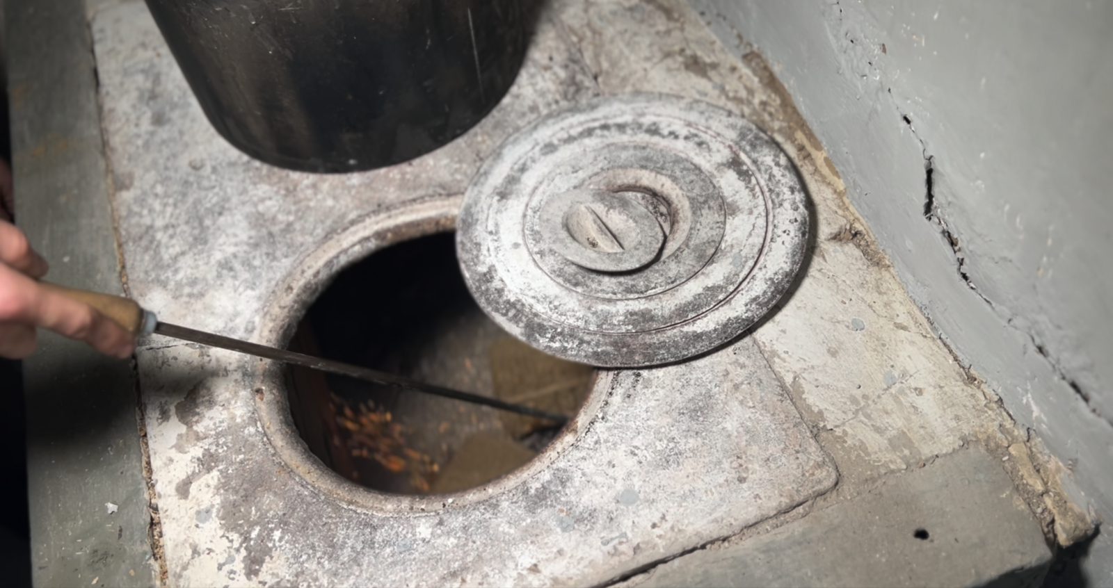 A stove for the family is a lifeline during wartime