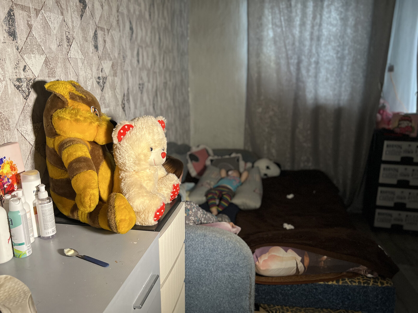 The war forced Evelina's family to flee the city