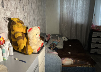 A lifesaving firewood stove. Little Evelina's family will survive the winter in warmth thanks to donated solid fuel