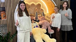 Electronic boxing pad, drums, and a bubble wall. What does the first school psychological relief room in Transcarpathia look like?