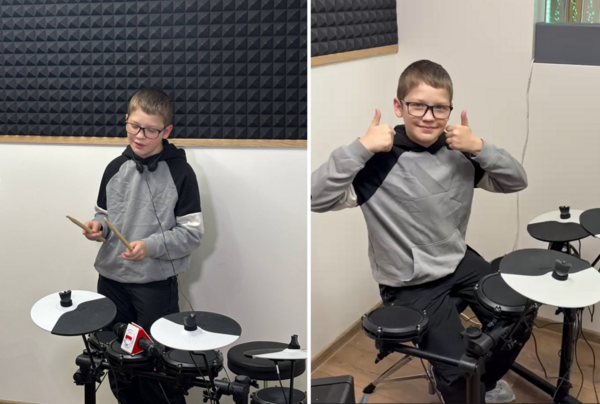 Pavlo is eagerly awaiting his father's return from the front Pavlo is eagerly awaiting his father's return from the front