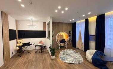 Psychological relief room for students and teachers at the Uzhhorod Lyceum Psychological relief room for students and teachers at the Uzhhorod Lyceum