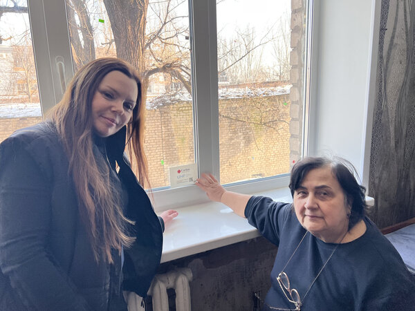 The room has become much warmer, says Olena