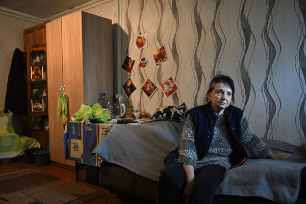 Lyudmyla fled to Kryvyi Rih from Kramatorsk after a blast wave damaged her flat